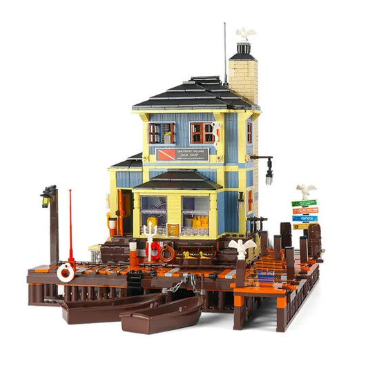 Creator Expert MOC City Dive Shop Bricks Toy
