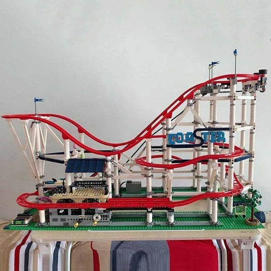 Creator Experts MOC 15039 Motorized Roller Coaster Bricks Toy