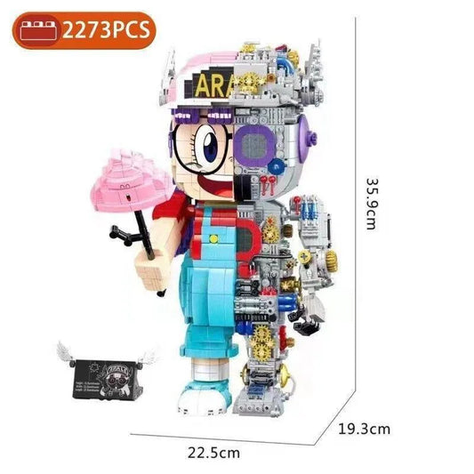 MOC Creator Japanese Anime Mecha Robot Bricks Toy