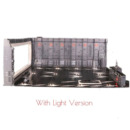 Docking Bay MOC For Star Wars UCS Millennium Falcon Bricks and Light