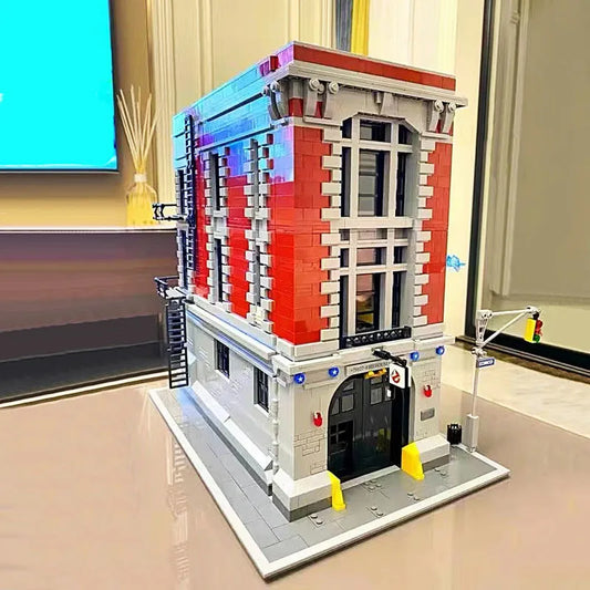 MOC Expert 16001 Firehouse Headquarters Bricks Toy