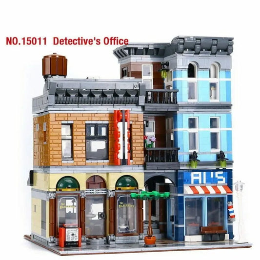 MOC Expert Creator City Detective's Office Bricks Toy 15011