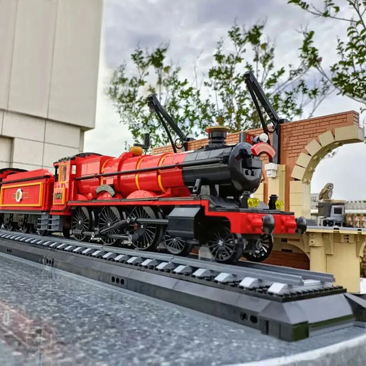 Harry Potter MOC UCS Hogwarts Express Train Bricks Toy