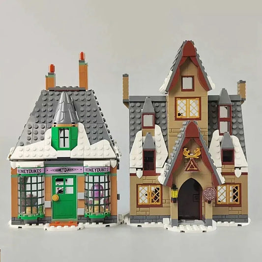 MOC Harry Potter X19070 Hogsmeade Village Bricks Kids Toys