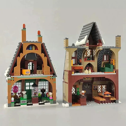 MOC Harry Potter X19070 Hogsmeade Village Bricks Kids Toys
