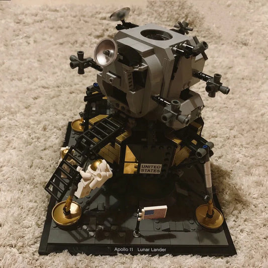 MOC Ideas Expert Apollo 11 Lunar Lander Bricks Toy 60003