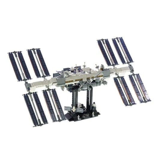 MOC Ideas International Space Station Bricks Toy 60004