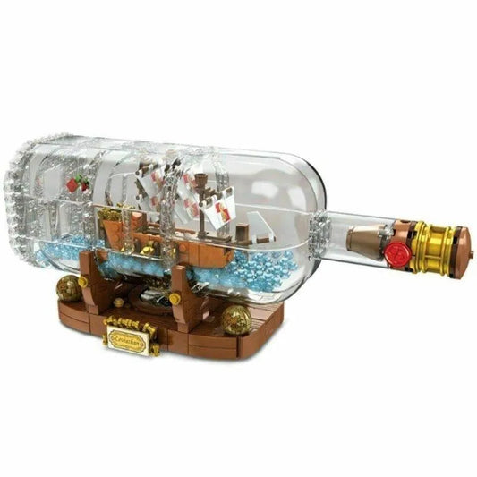 Ideas Ship In A Bottle Pirates Of The Caribbean Bricks Toy