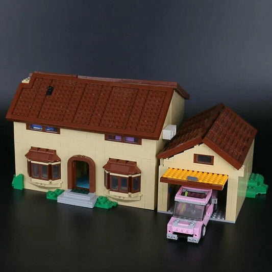 MOC Movie Creator The Simpsons House Bricks Toys
