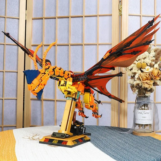 MOC Movie Phantom Fly Dragon Bricks Toys 13004