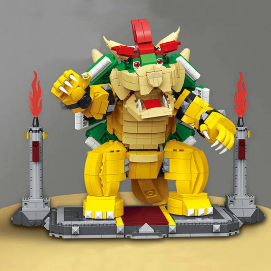 MOC Movies Super Mario Mighty Bowser 99068 Bricks Toy
