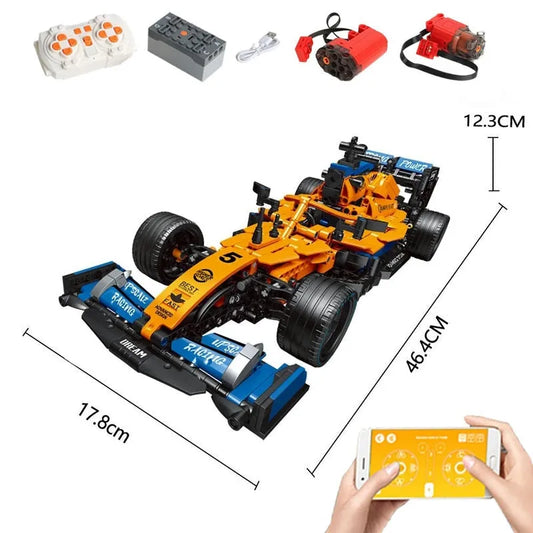 MOC RC Concept F1 Formula One Racing Car Bricks Toy C016