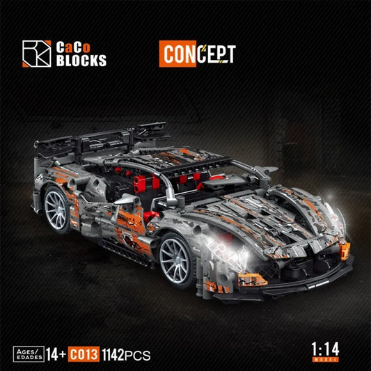 MOC RC Motorized McLaren Concept Roadster Bricks Toy C013