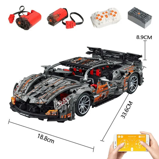 MOC RC Motorized McLaren Concept Roadster Bricks Toy C013