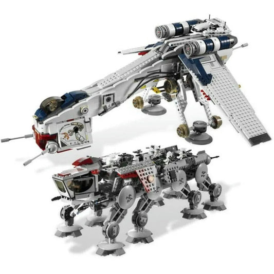 MOC Republic Dropship AT-OT Walker Bricks Toy 05053
