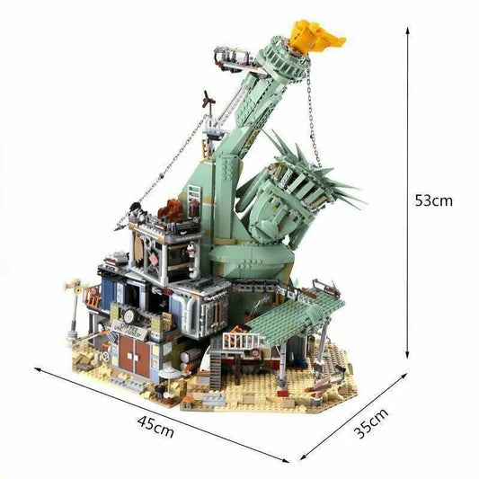 Statue Of Liberty Welcome Apocalypseburg Bricks Toys