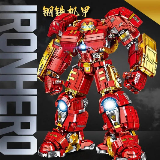 MOC Super Iron Hero Avengers Hulkbusters 2098 Bricks Toys