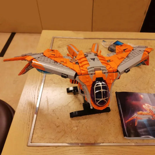 MOC Superheroes Avengers Guardians Ship Bricks Toys