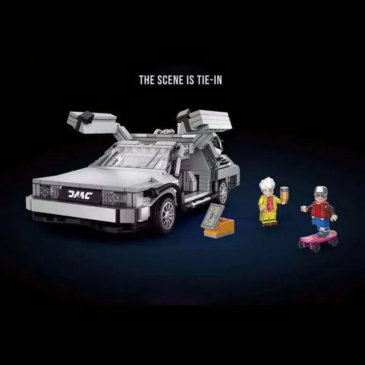 Tech MOC Expert Back to the Future Suspended Concept Car Bricks Toys