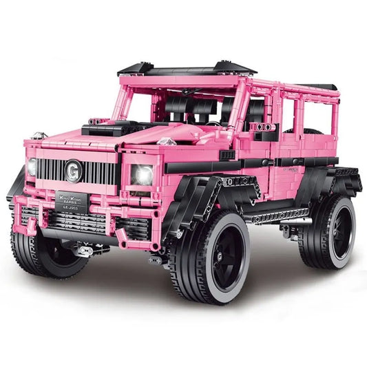 MOC Tech Expert King Kong Barbie Pink SUV Bricks Toy J903