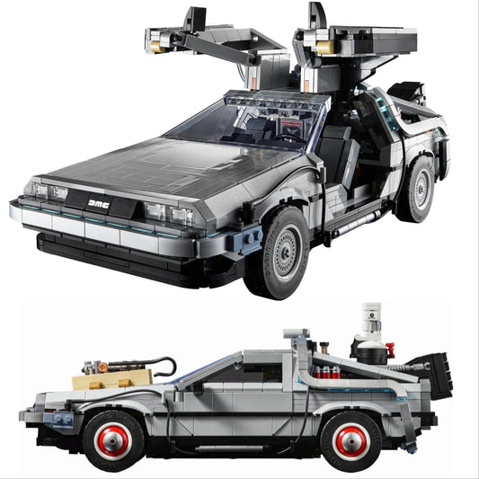 MOC Tech Experts DeLorean DMC-12 Back To The Future Car Bricks Toy