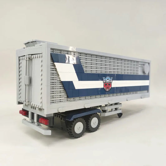 MOC Transformers Optimus Prime Combined Carriage Truck Bricks Toy