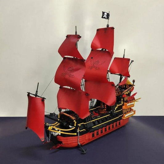 MOC 6002 Pirates Of Caribbean Queen Anne's Revenge Ship Kids Toys