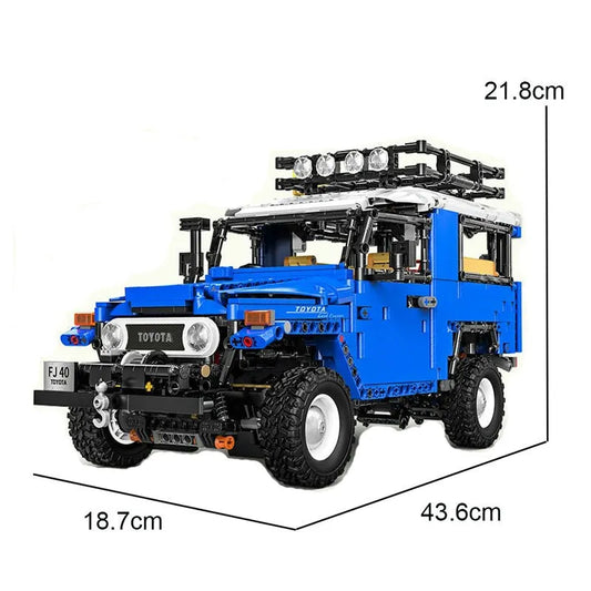 MOC Off Road Toyota FJ40 SUV Bricks Toys QC012