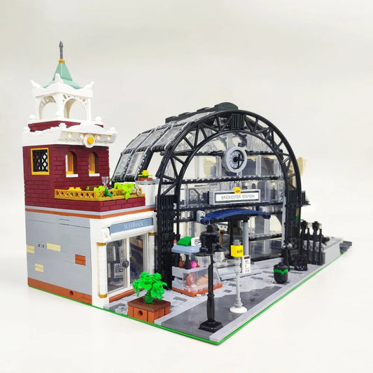 Expert Creator Train Station Meeting Point Bricks Toy EU