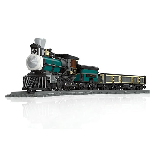Expert MOC TH-10 Steam Locomotive Train Bricks Toy 59001