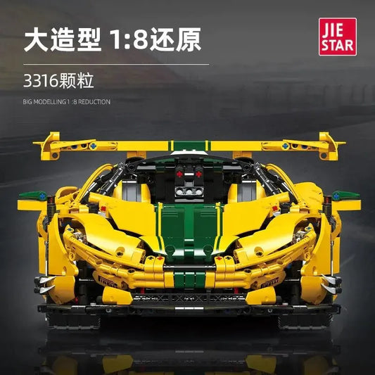 MOC 91101 Super Racing McLaren P1 Sports Car Bricks Toys