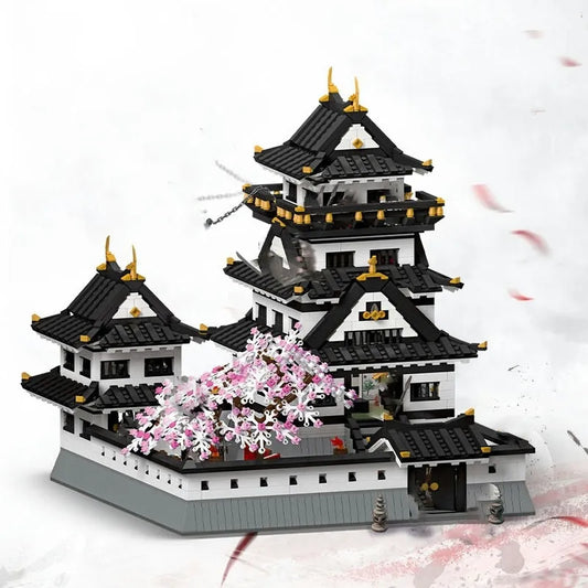 MOC Architecture Sakura Kumamoto Castle Bricks Toy