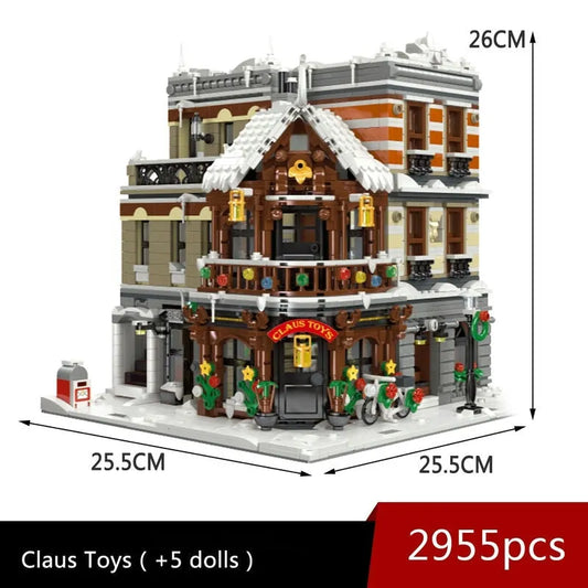MOC City Street Expert Claus Toys Store Bricks Toy 89143