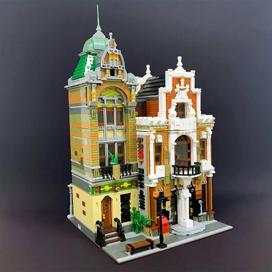 MOC City Street Expert Post Office Bricks Toy 89126