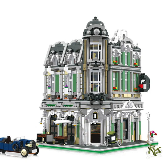 MOC Expert Creator City Corner Jazz Cafe Bricks Toy 89100