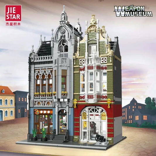 MOC Expert Creator City Weapon Museum Shop Bricks Toys