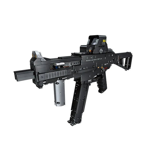 MOC Military UMP45 SMG Gun Assault Rifle Bricks Toy