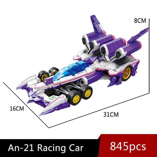 Tech MOC Expert Ogre F1 Concept Racing Car Bricks Toy