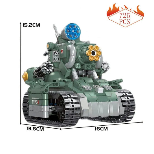 Tech MOC Motorized SV001 Chariot Tank Bricks Toys