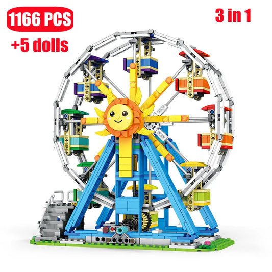 MOC Creator Expert City Ferris Wheel Bricks Toy