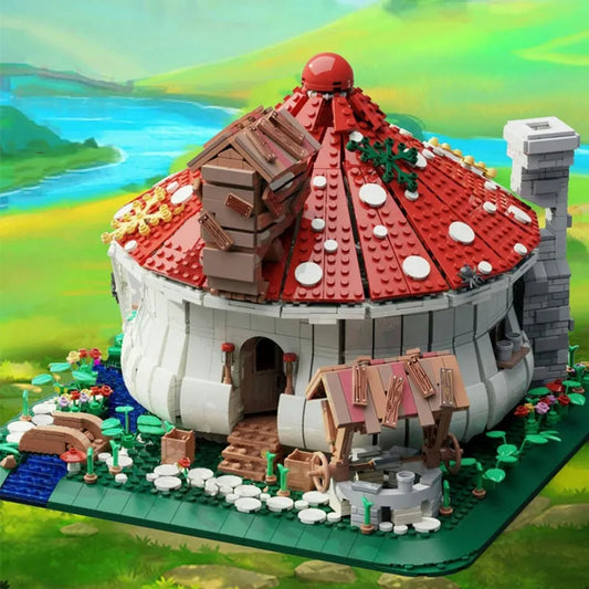 MOC Creator Expert City Mushroom House Bricks Toys