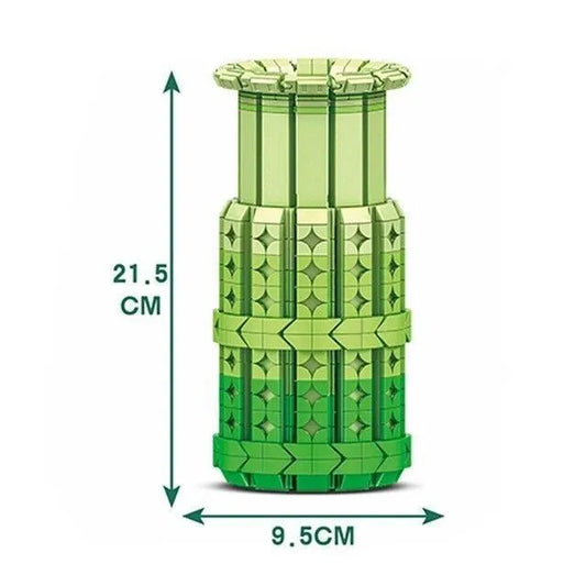MOC Flowers Bouquet Plants Vase Bricks Pot Kids Toys