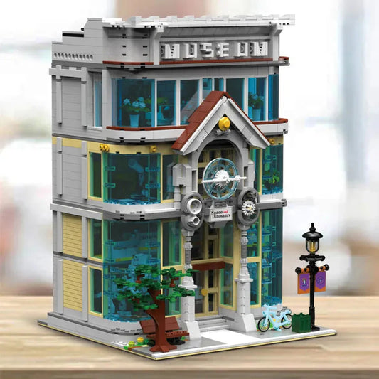 City Street Experts MOC Science Museum Bricks Toys