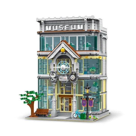Street Experts MOC City Science Museum Building Bricks Toy