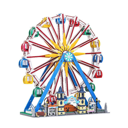 City Creator Expert MOC Motorized RC Ferris Wheel Bricks Toy