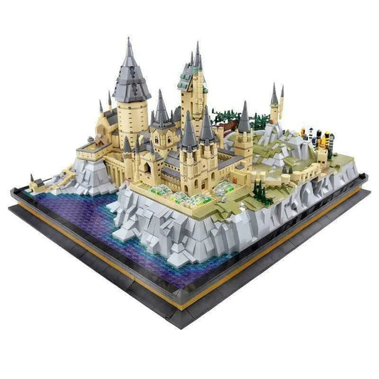 Harry Potter MOC Hogwarts Witchcraft School Bricks Toy