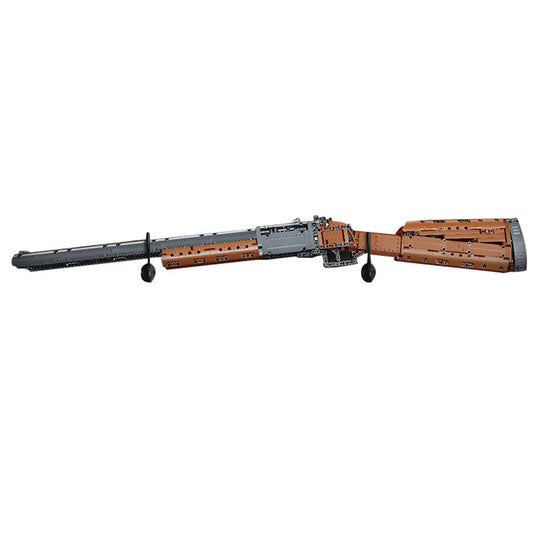 Military Motorized Double-Barreled Shotgun Bricks Toy