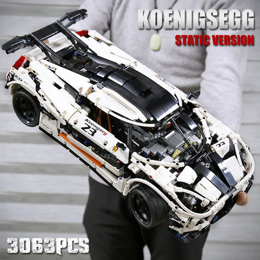MOC 13120 Supercar Koenigsegg One Racing Car Bricks Toys