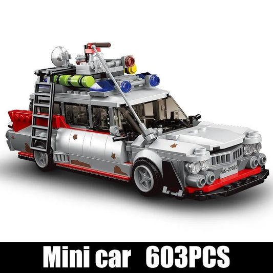 MOC 27020 Mini Famous Ghost Bus Car Kids Bricks Toy