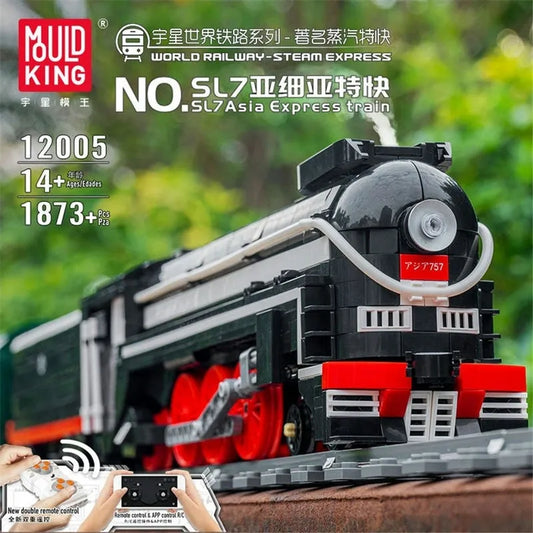 MOC APP Motorized RC SL7 Asia Express Train Bricks Toys EU
